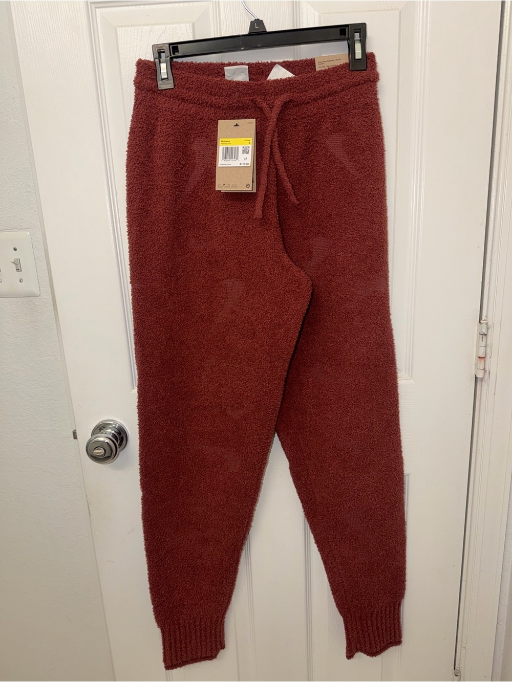 Nike Women's Sherpa Jogger Pants - Rust Brown